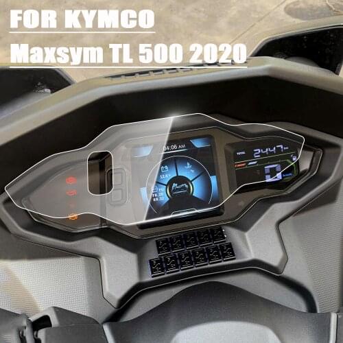 I2 PCS Motorcycle Scratch Protection Film Screen Protector Sticker Instrument Speedometer Film For SYM MAXSYM TL 500 TL500 2020