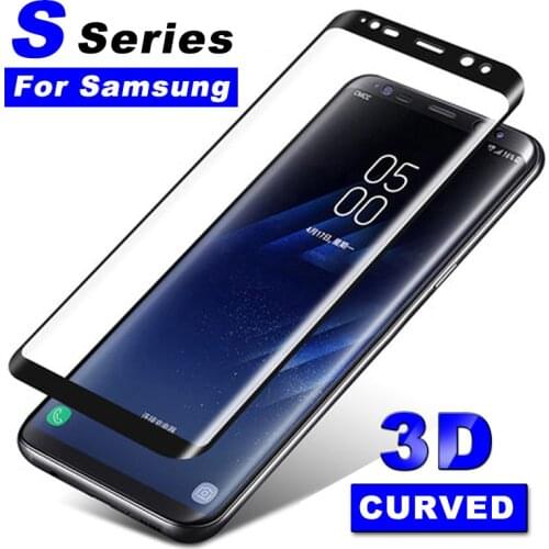 3d Glass On For Samsung Galaxy S7 Edge S6 S 6 7 Edge plus Curve Shield Protective sheet Film Tremp Phone For galaxy phone