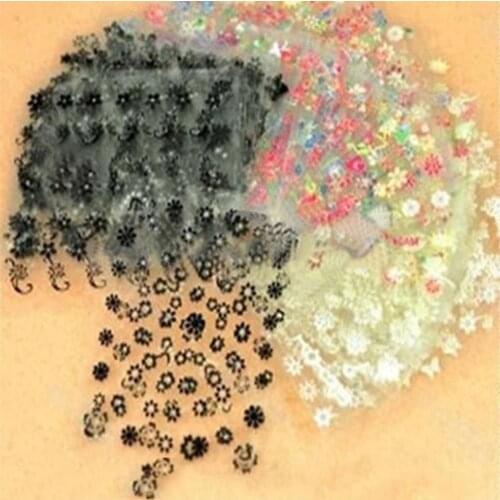 10 Sheets Flower Butterfly Nail Art Transfer Stickers 3D Design Manicure Tips Decal Decorations