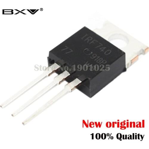 10PCS/LOT IRF740 IRF740PBF MOSFET N-Chan 400V 10 Amp TO-220 Triode Transistor new