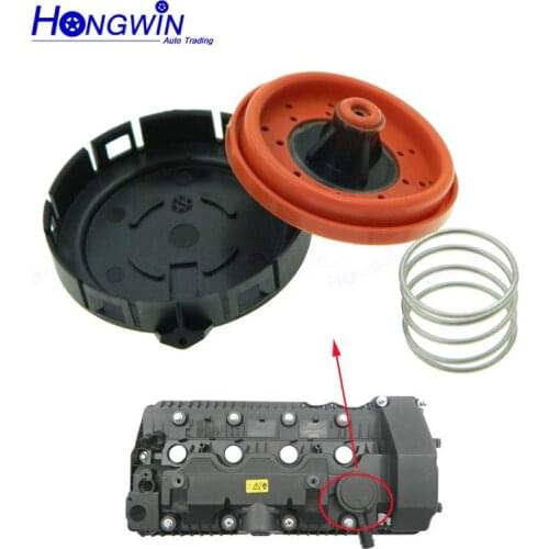 11127522159 PCV Valve Cover Repair Kit Valve Cap With Membrane N62 For BMW E53 E60 E63 E65 E66 E70 545i 550i 650i 745i 750i