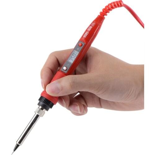 80W Digital Electric Display Soldering Iron 220V Temperature Adjustable Solder Welding Iron Tool Kit Accessories