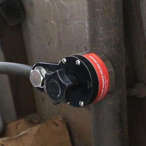 Promotion! On/Off Magnetic Welding Ground Clamp Rare Earth Switchable Magnet Welding Holder 200A