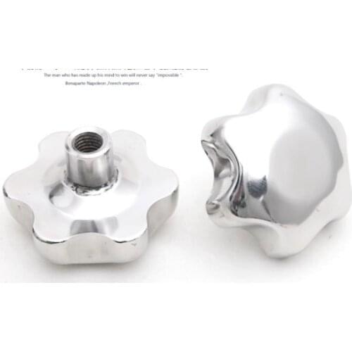 Diameter:48mm M8 Stainless steel plum blossom handle handwheel