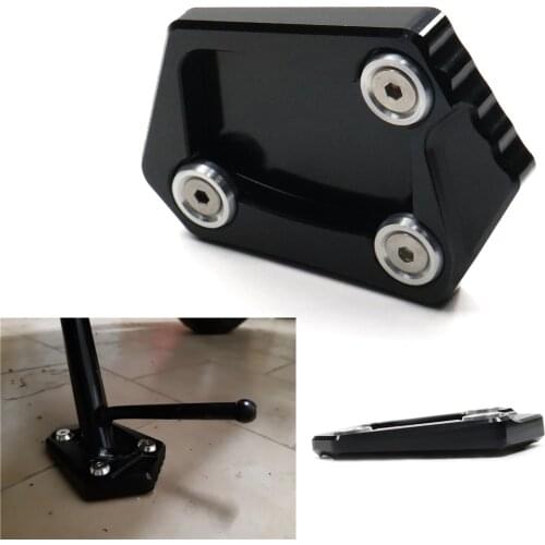 For HONDA NC700S NC700X NC 700 Ingtegra CBR500R CB500F CB500X CB400 Stable Kickstand Foot Side Stand Extension Pad Support Plate