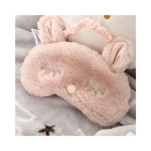 By ems or dhl 20pcs Koala/bunny Sleeping Eye Mask Nap Cartoon Plush Eye Shade Sleep Mask
