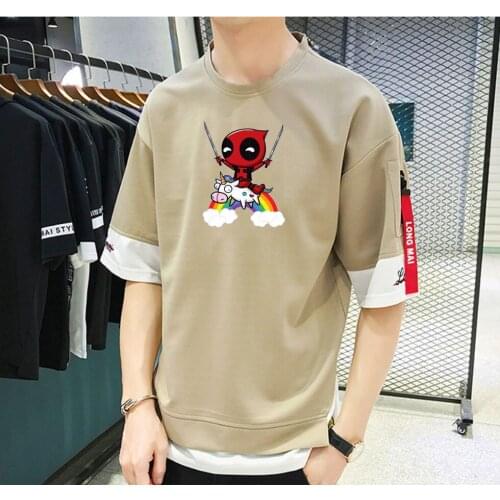Anime Super Hero T-shirt Unisex Manga Streetwear T-shirt Casual Short Sleeve Teenagers Custom Printed Tee Shirt