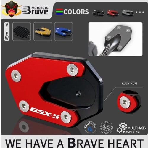 Kickstand Side Stand Extension Pad Enlarge Support Plate For SUZUKI GSXS 1000 / F 2015 - 2019 2020 2021 GSX-S GSX S1000