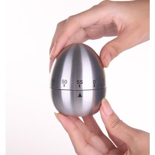 Lafouryet Creative stainless steel mechanical egg and apple alarm home kitchen timer