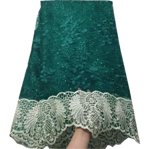 Best selling 2.5 yard Orange lace High quality french lace with stones and beads African lace fabric nigerian lace PL-80