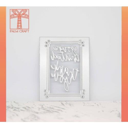 Card making rectangle background decoration metal die cutting dies 2020 DIY Scrapbook Paper die cut Crafts embossing Stencil