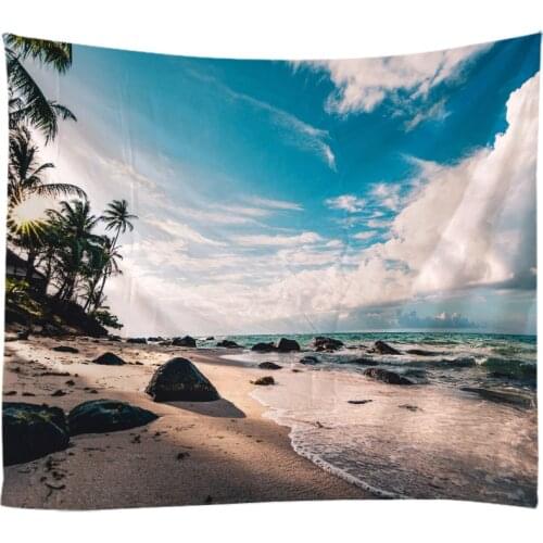 Natural Landscape Tapestry Wall Hanging Cloth Bed Spread Beach Towel Table Cloth YogaMat House Decoration Living Room Decoration