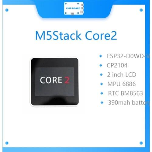 New Arrival~M5Stack Official Core2 ESP32 IoT Development Kit D0WDQ6-V3 Controller + 2.0 Inch LCD TFT With Touch Screen