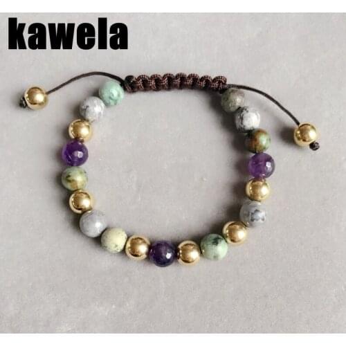 New Design Fashion Natural Special Stone Handmade Bracelet