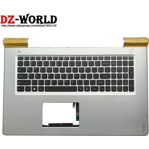 New Original Shell C Cover Palmrest Upper Case With Backlit US English Keyboard for Lenovo Ideapad 700-17ISK Laptop 5CB0K93616