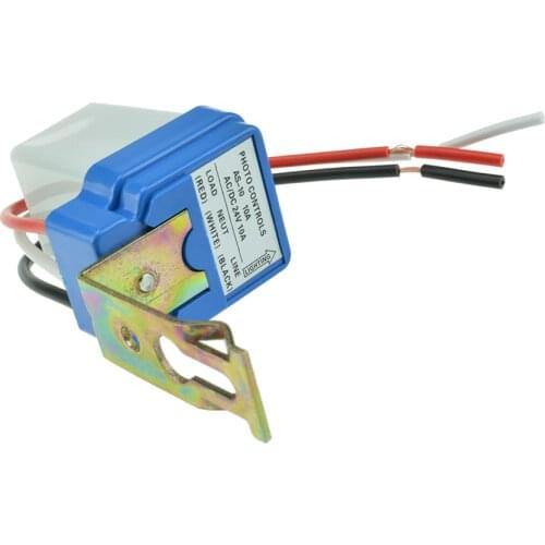 AC 12V 24V 220V 10A Auto Street Light Switch Night On Day Off Photocontrol Sensor Switches Automatic Sensor Switch