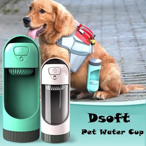 Portable Pet Dog Water Bottle Travel Puppy Cat Drinking Bowl Outdoor Dispenser Travel Dog Bowl Adjustable Pets Drinking Bottle