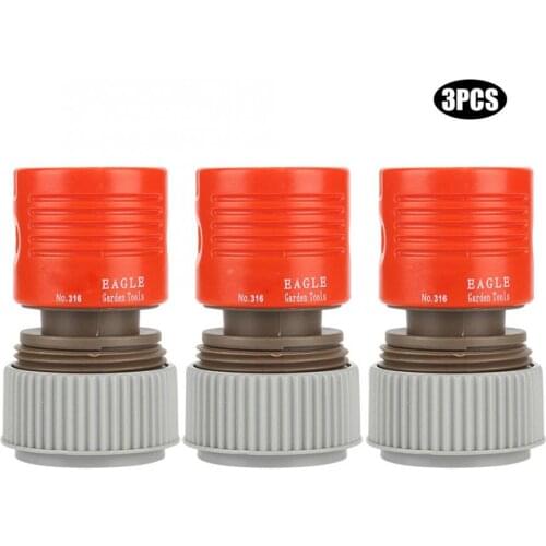 Pvc 3PCS High Quality Garden Irrigation 3/4 inch PVC Water Hose Pipe Tap Adapter Connector Fitting Lead