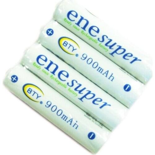 Real Capacity 4Pcs/Lot 10440 AAA Battery For Shaver 1.2V Rechargeable 900mAh BTY NiMH Batteries Bateria Cell