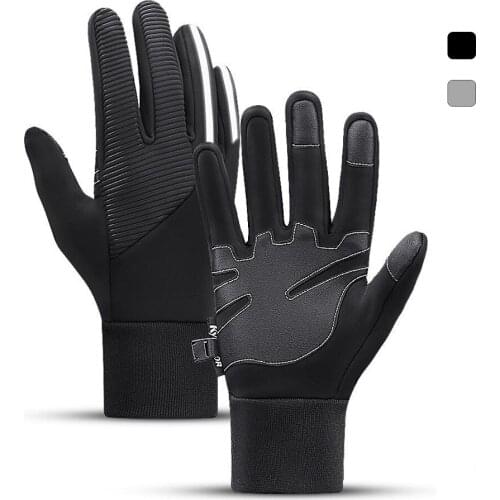 Sports Cycling Gloves Winter Warm Outdoor Waterproof Biker Glove Touch Screen Full Fingers Universal Women Men Cycling Equipment
