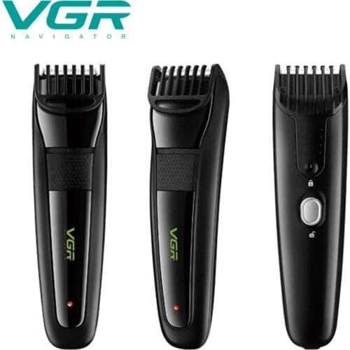 VGR hair trimmer rechargeable hair clipper 2-14 limit comb adjustable haircut machine waterproof electric shaver beard trimmer