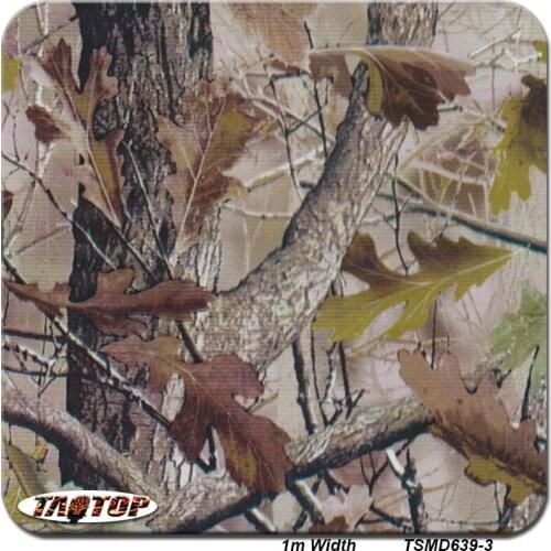TSMD639-3 size1m*10m new camouflage pattern Tree leaves green Hydro Graphics hydro dipping film Water Transfer Printing Film