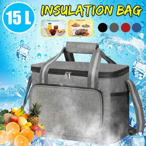 14L/15L/18L Thicken Picnic Bag Waterproof Cooler Bag Lunch Bag Insulation Box Storage Bag Food Insulation Thermal Bag For Fresh