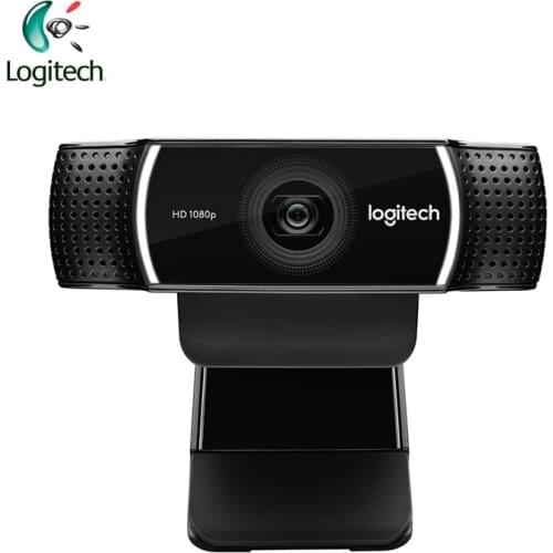 Logitech C922 HD 1080p WebCam Full HD 1080P with Built in Microphone Video Call Recording Support Official Inspection