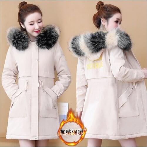 Lady Coat With Real Fox Fur Collar 2021 Autumn Winter Women Outwear Jacket Warm Elegant Long Blue Wool Jackets Overcoat Black