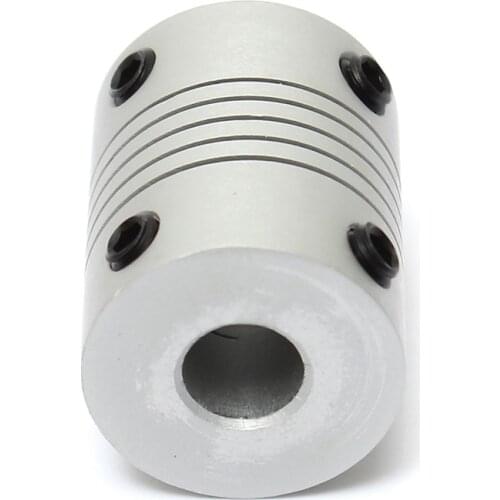 1Pcs 6x6mm Motor Jaw Shaft Coupler 6mm To 7mm Aluminum Alloy Flexible Coupling OD 19x25mm Router Connector