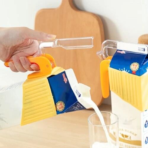 1Pcs Portable Sealing Clips for Milk Cartons Juice Box Fresh-Keeping Clip Convenient Household Dust-Proof Cup Holder Tools