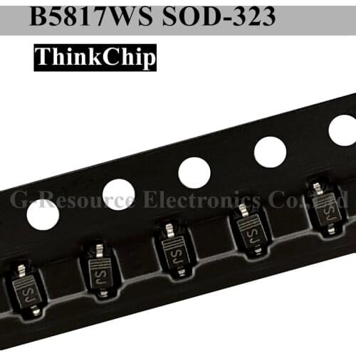 100pcs) B5817WS SOD-323 0805 SMD Schottky Diode B5817 (Marking SJ) Exclusive use of uav