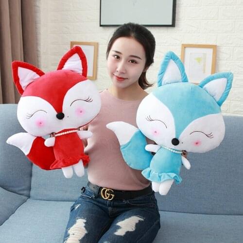 30/40/50cm Kawaii Dolls Stuffed Animals & Plush Toys for Girls Children Boys Toys Plush Pillow Fox Stuffed Animals Soft Toy Doll