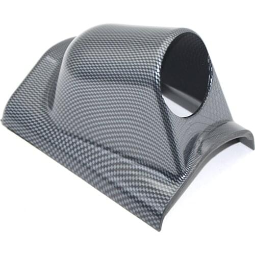 52mm CARBON UNIVERSAL A-Pillar Single Gauge Pod Holder Left Hand Drive