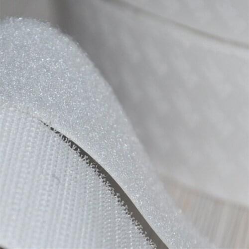 Free shipping 4cmx10m 2 Rolls 3M Self-adhesive magic tape cable tie nylon strap Power Wire Magic Tape Sticks Hook Loop Tape