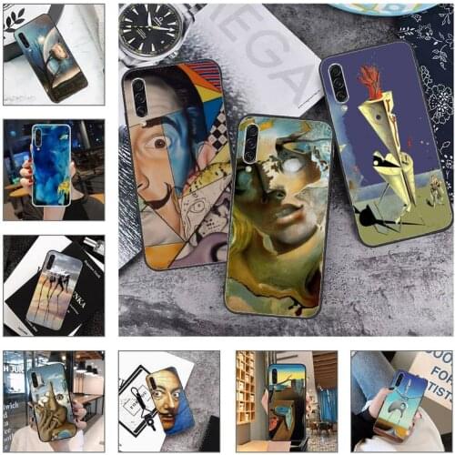 Salvador Dali Art painting pattern Phone Case For Samsung galaxy A S note 10 7 8 9 20 30 31 40 50 51 70 71 21 s ultra plus