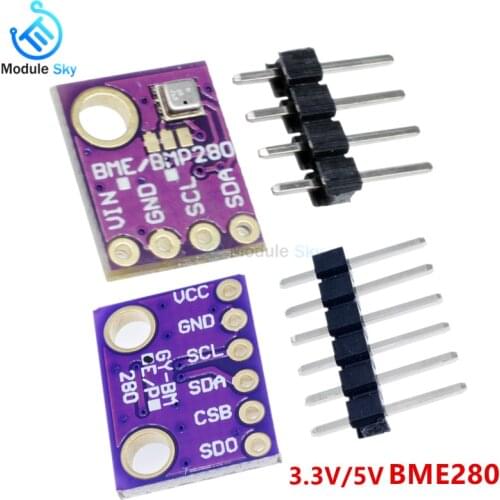 BME280 3.3V 5V Digital Temperature/Humidity/Barometric Pressure Sensor Module for Arduino GY-BMP280 sensor Replace BMP180