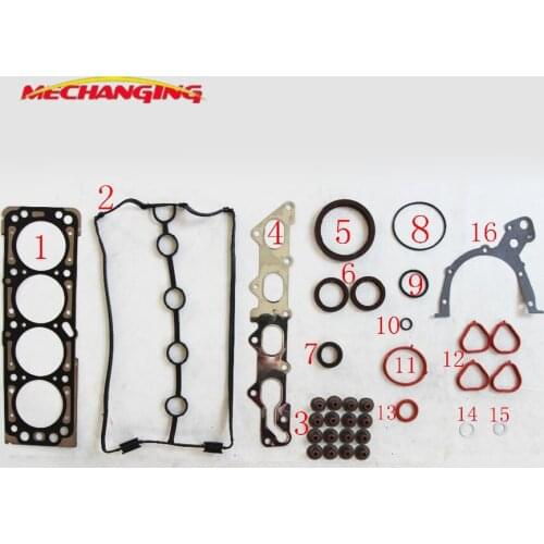 FOR CHEVROLET OPTRA AVEO DAEWOO LACETTI NUBIRA 1.6 Engine Engine seal Gasket Full Gasket Set Engine Gasket Set 93740513 50253100