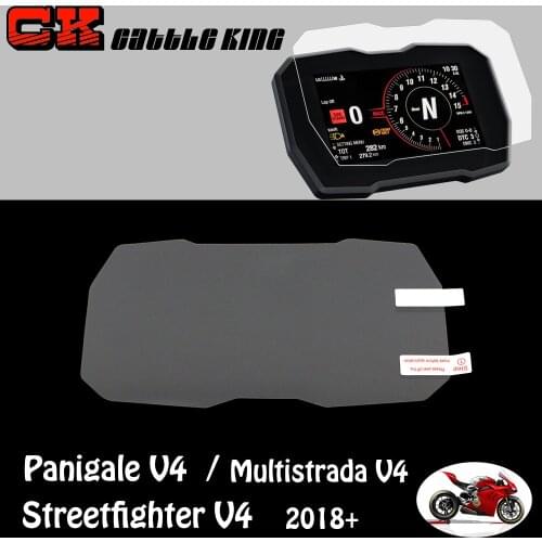 For Ducati Panigale V4 Streetfighter V4 V4S Multistrada V4 Motorcycle Cluster Scratch Cluster Screen Protection Film Protector