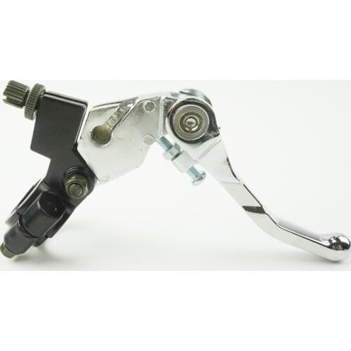 CHROME FOLDING CLUTCH LEVER LEVERS for 7/8" BAR Handlebar Brake ATOMIK DHZ ORION 140cc 125cc 110cc BOSUER PIT DIRT BIKE
