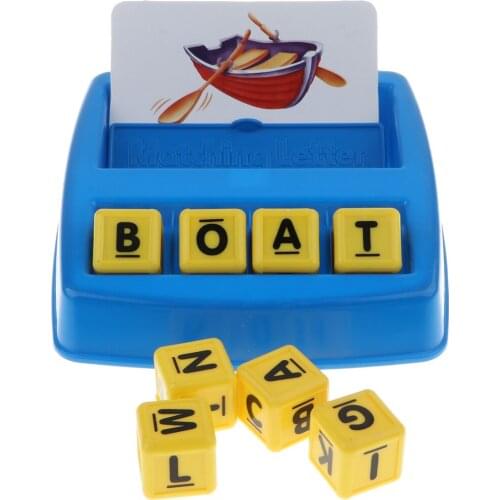 Matching Letter Game,Teaches Word Recognition Learning English Word Toy,Spelling & Increases Memory,3 Years & Up