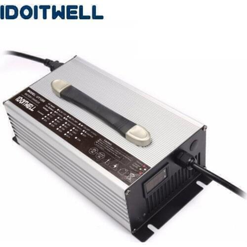 Customized 12V 50A power battery charger Over temperature protection automatic 12V battery pack charger for li-ion acid lifepo4