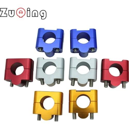 Handlebar Clamps Mount Clamp Adapter 1 1/8 Universal Solid Mount Fit For 28mm Handlebar Riser Clamps Motocross Off Road