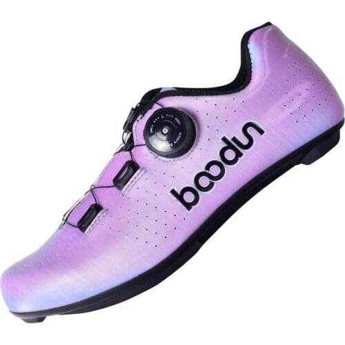 Dazzle Road cycling shoes woman professional road bike bicycle sneakers ultralight breathable self-locking shoes