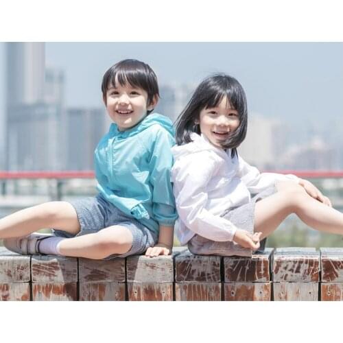 New child Sunscreen Skin clothing Breathable Thin light Comfortable Anti-UV Outdoor sports coat Sun protection clothing