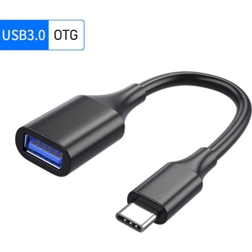 Type C to USB OTG Adapter Cable for Samsung S20 10 Xiaomi 10 9 Huawei Mate40 MacBook Mouse Gamepad Tablet PC OTG Converter Cable
