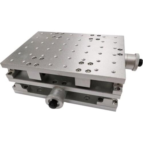 2 Axis Moving Table Portable Cabinet Case XY Table for Laser Marking Engraving Machine 210*150*80MM