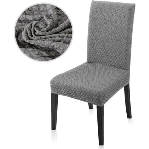 Thick Jacquard Stretch Chair Covers for Dining Room Living Room Kitchen Restaurant Wedding Decor Parson Chair Slipcovers Spandex