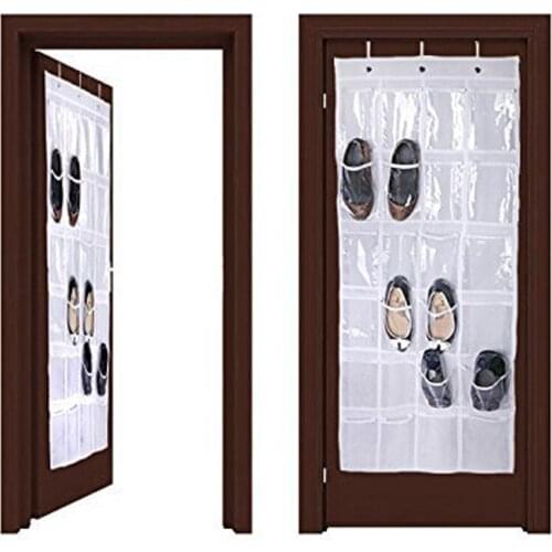 24Pockets Hanging Shoe Bag Organizer Holder Storage Room Door Back Storage Bag Shoes Rack Hanger Tidy Organizor Bags