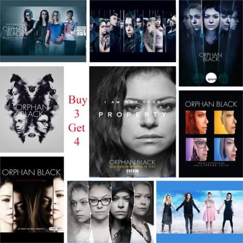 Orphan Black Posters White Coated Paper Prints High Definition Clear Image Home Decoration Livingroom Bedroom Bar Home Art Brand